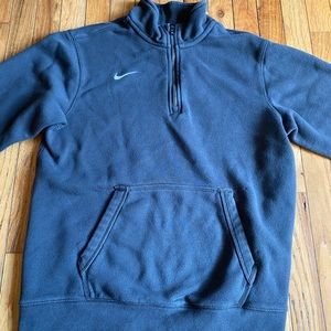 Mens Nike Grey quarter-zip pullover